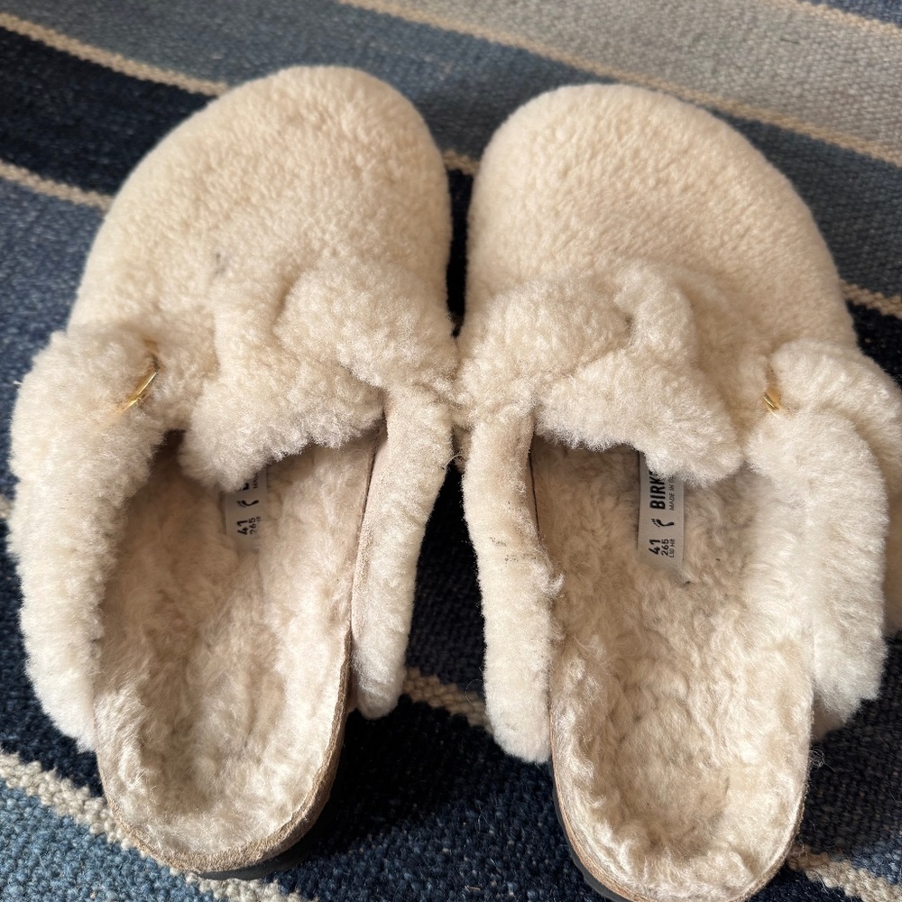 Birkenstock Boston Genuine Shearling Clog